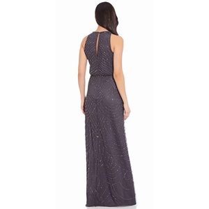 Anthropologie BHLDN Adrianna Papell Beaded Halter